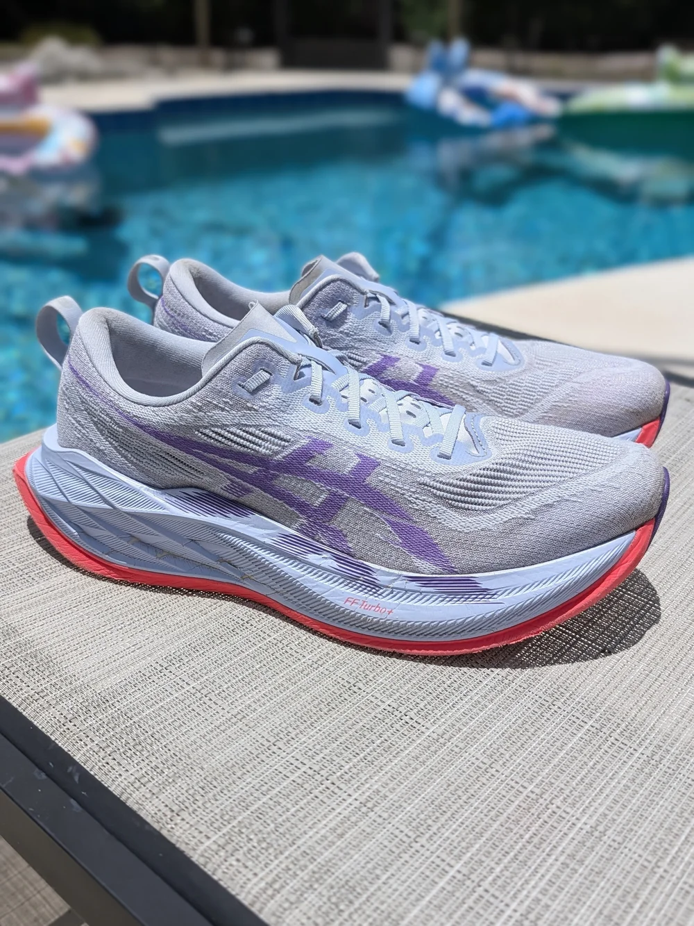 ASICS Superblast 2 Unisex Running Shoes Grey Purple 1013A142 Mens 11 Womens 12.5 - Picture 4 of 12
